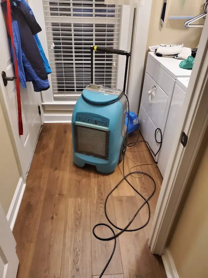 Commercial dehumidifier deployed for Flood Damage Cleanup in Longwood